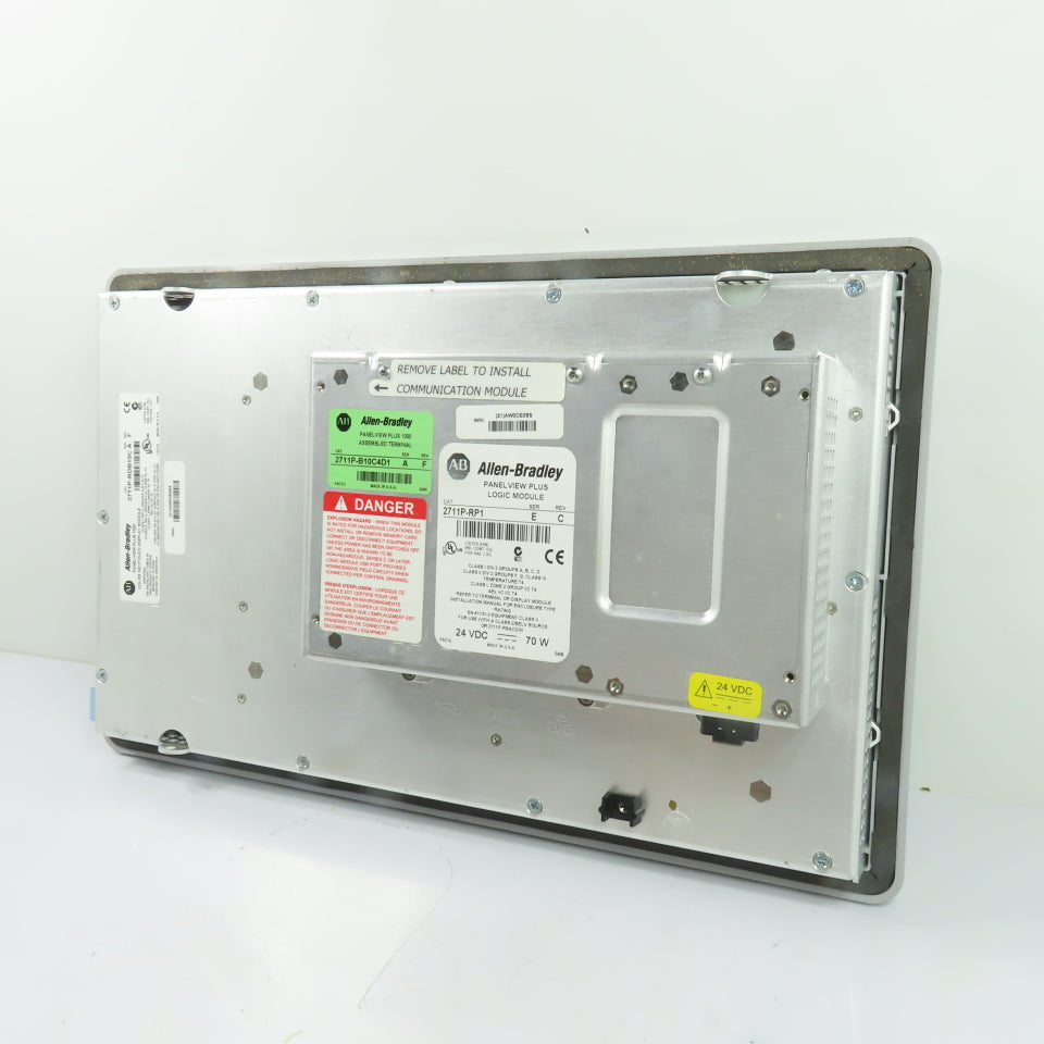 Allen-Bradley 2711P-B10C4D1 Panelview Plus 1000 Operator Interface Ser A Rev F