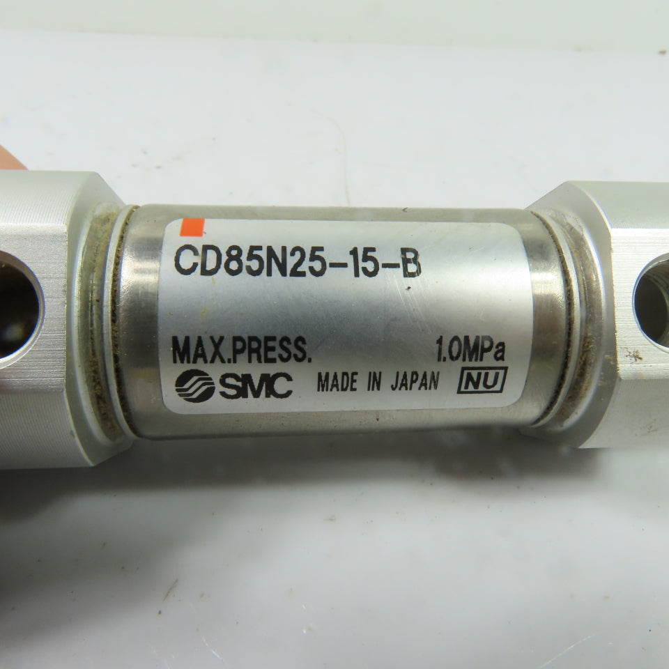SMC CD85N25-15-B 25mm Bore 15mm Stroke Double Acting Pneumatic Air Cylinder