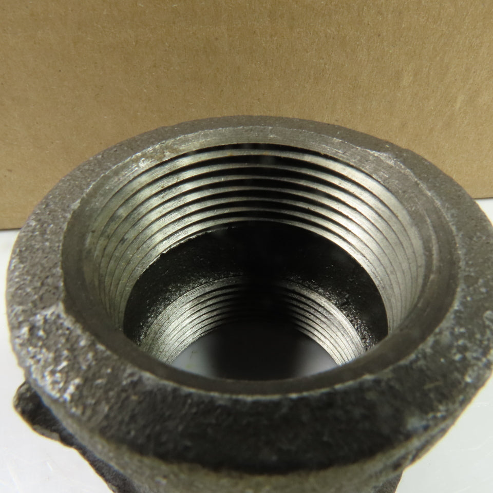 SCI 1-1/4" FNPT Black Malleable Iron Straight Coupling Fittings Lot Of 17