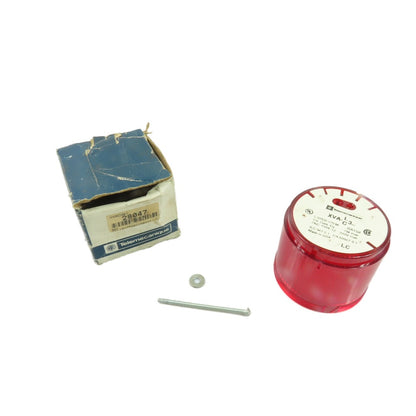 Telemecanique 28047 XVAC341 Red Steady Stack Light Lens 240VAC 7W Max