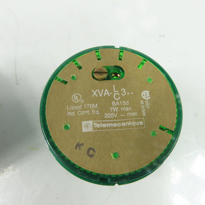 Telemecanique XVAC331 Green Stack Light Lens Cover 220VAC NEW