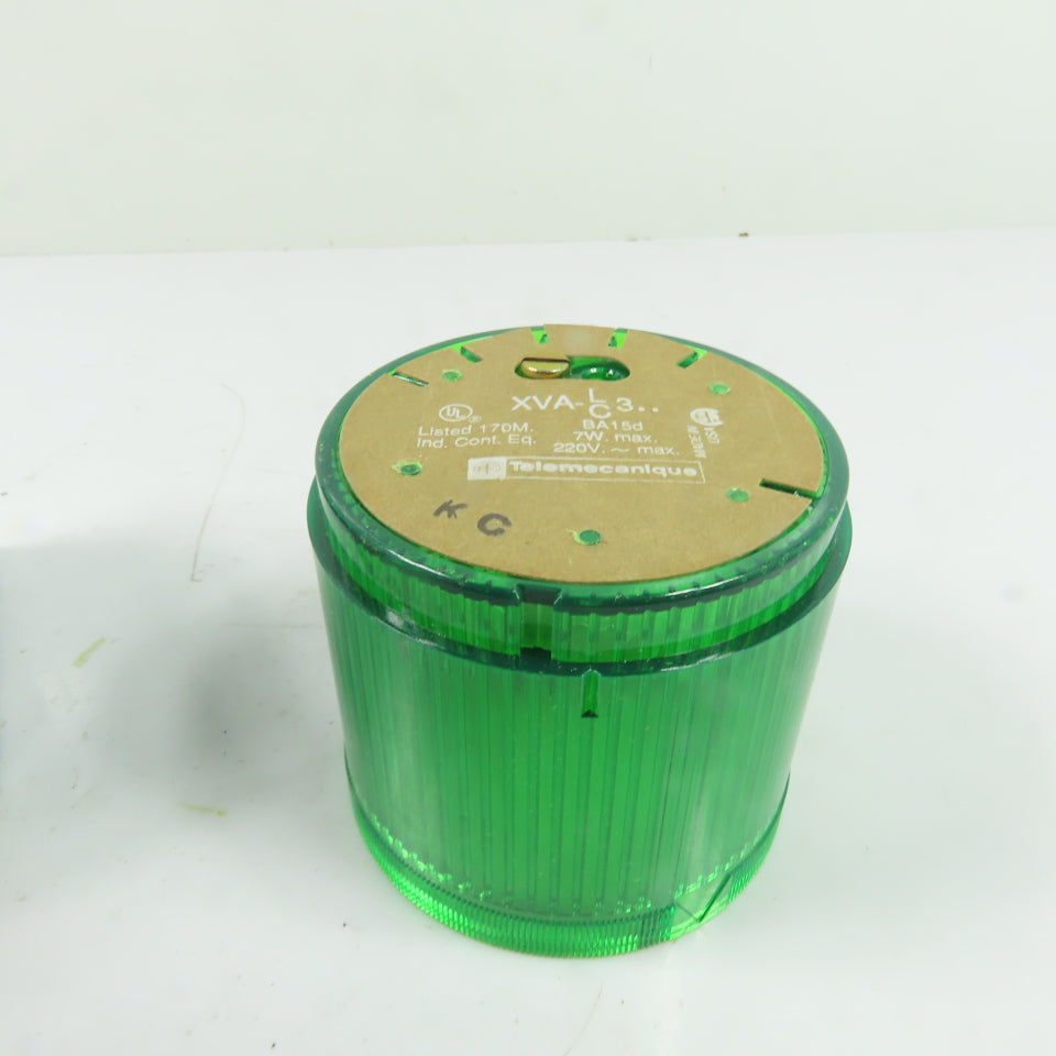 Telemecanique XVAC331 Green Stack Light Lens Cover 220VAC NEW
