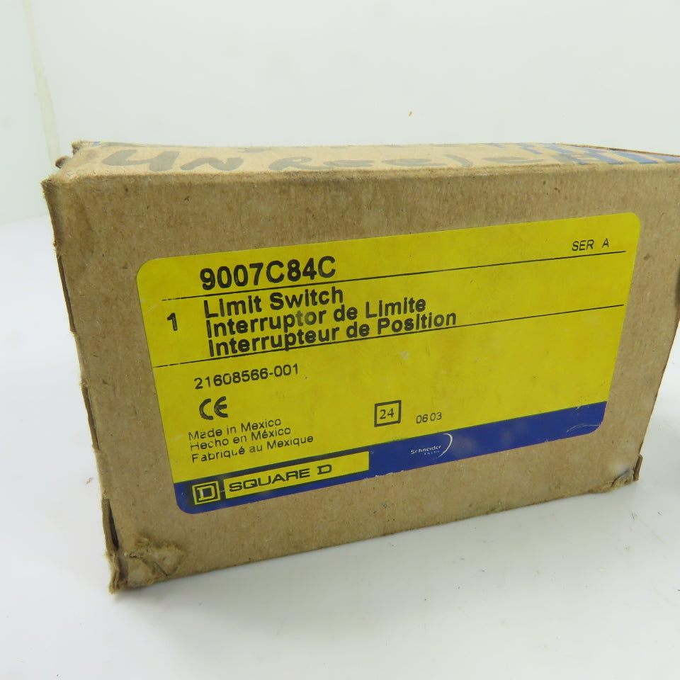 Square D 9007C84C Limit Switch Ser A W/ T5 5° Operating Head