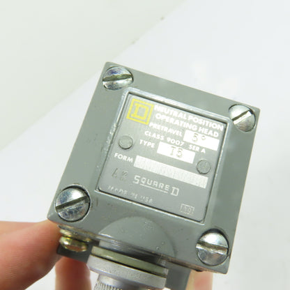 Square D 9007C84C Limit Switch Ser A W/ T5 5° Operating Head