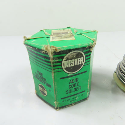 Kester 24-4060-2437 1Lb Acid Core Solder Wire .125" Dia Sn40Pb60