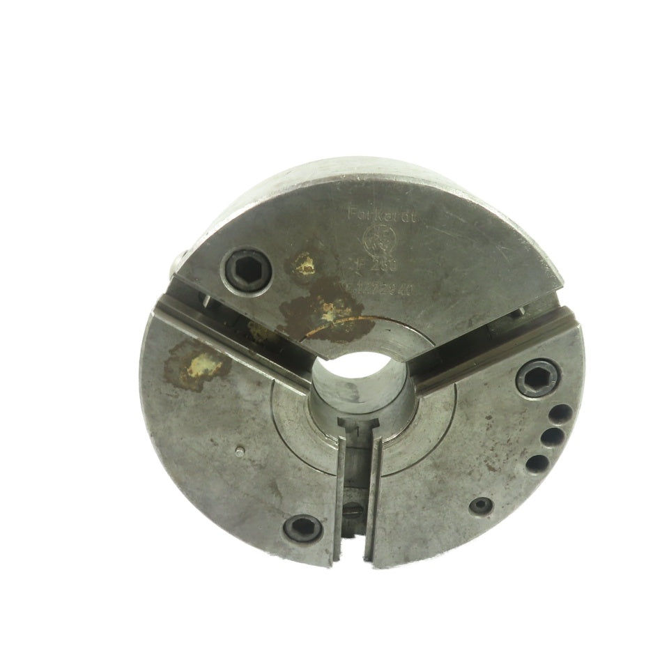 Forkardt F 250 10" 3-Jaw Self-Centering Lathe Chuck 2-1/2" Thru Hole