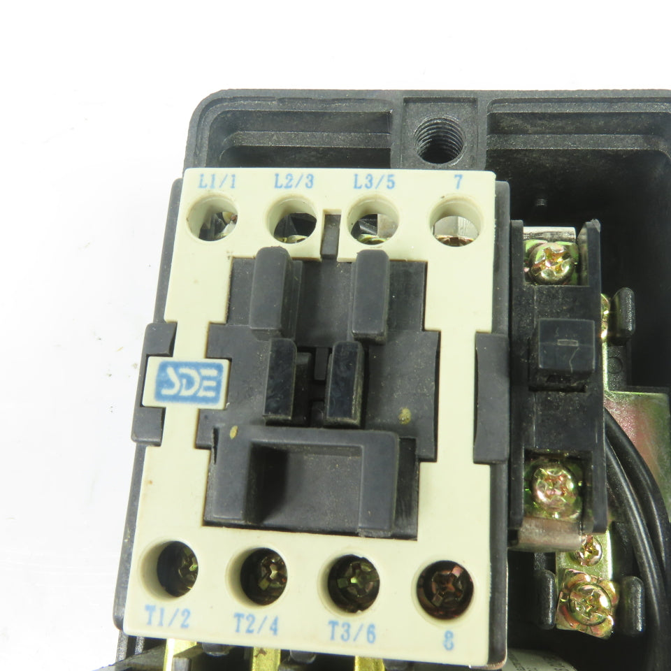SDE MA-15 18A 3-Pole Magnetic Motor Starter w/ RA-20 12-18A Overload Relay 600V