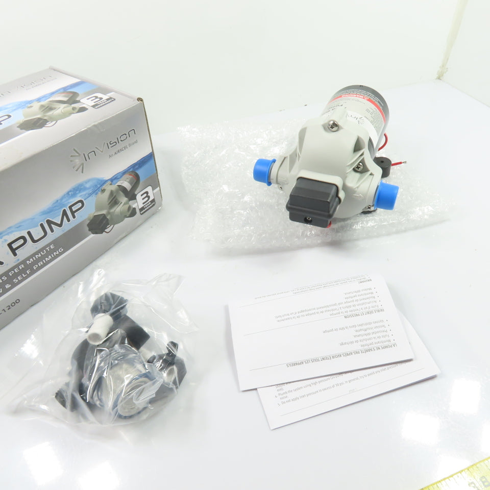 InVision 320-1200 3.0 GPM Diaphragm Water Pump 12V DC NEW