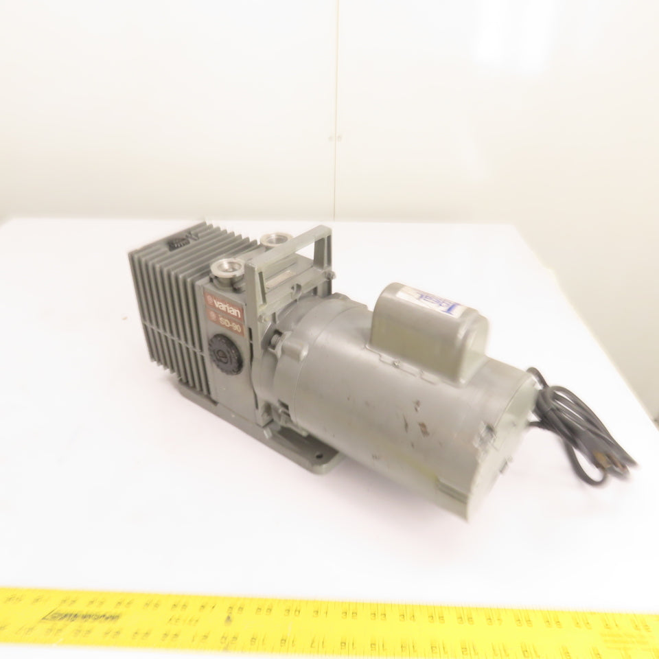 Varian SD-90 Dual Stage Rotary Vane Vacuum Pump 115/208-230V 1Ph