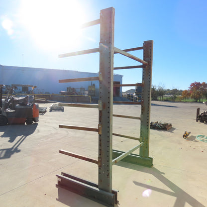Jarke Medium Duty Steeltree 120" Tall x 75" W x 36" Arms 6-Tier Cantilever Rack