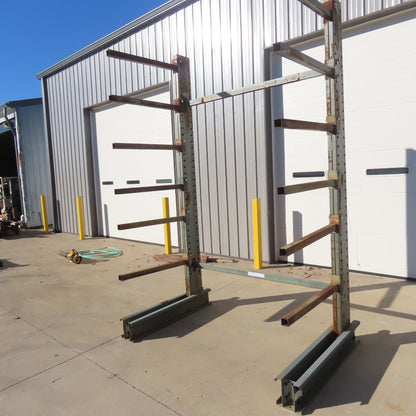 Jarke Medium Duty Steeltree 120" Tall x 75" W x 36" Arms 6-Tier Cantilever Rack