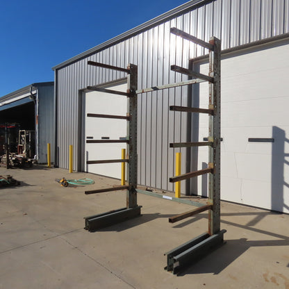 Jarke Medium Duty Steeltree 120" Tall x 75" W x 36" Arms 6-Tier Cantilever Rack