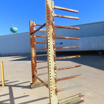 Jarke Medium Duty Steeltree 120" Tall x 75" W x 36" Arms 9-Tier Cantilever Rack