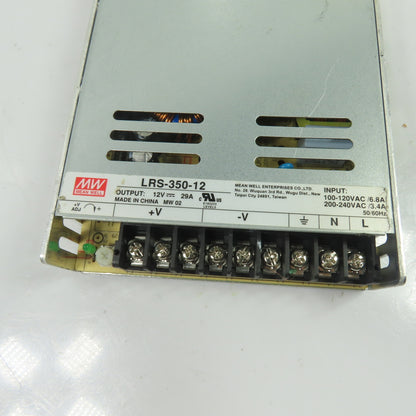 MEAN WELL LRS-350-12 350W AC-DC Switching Power Supply 12V 29A Out 100-240V In