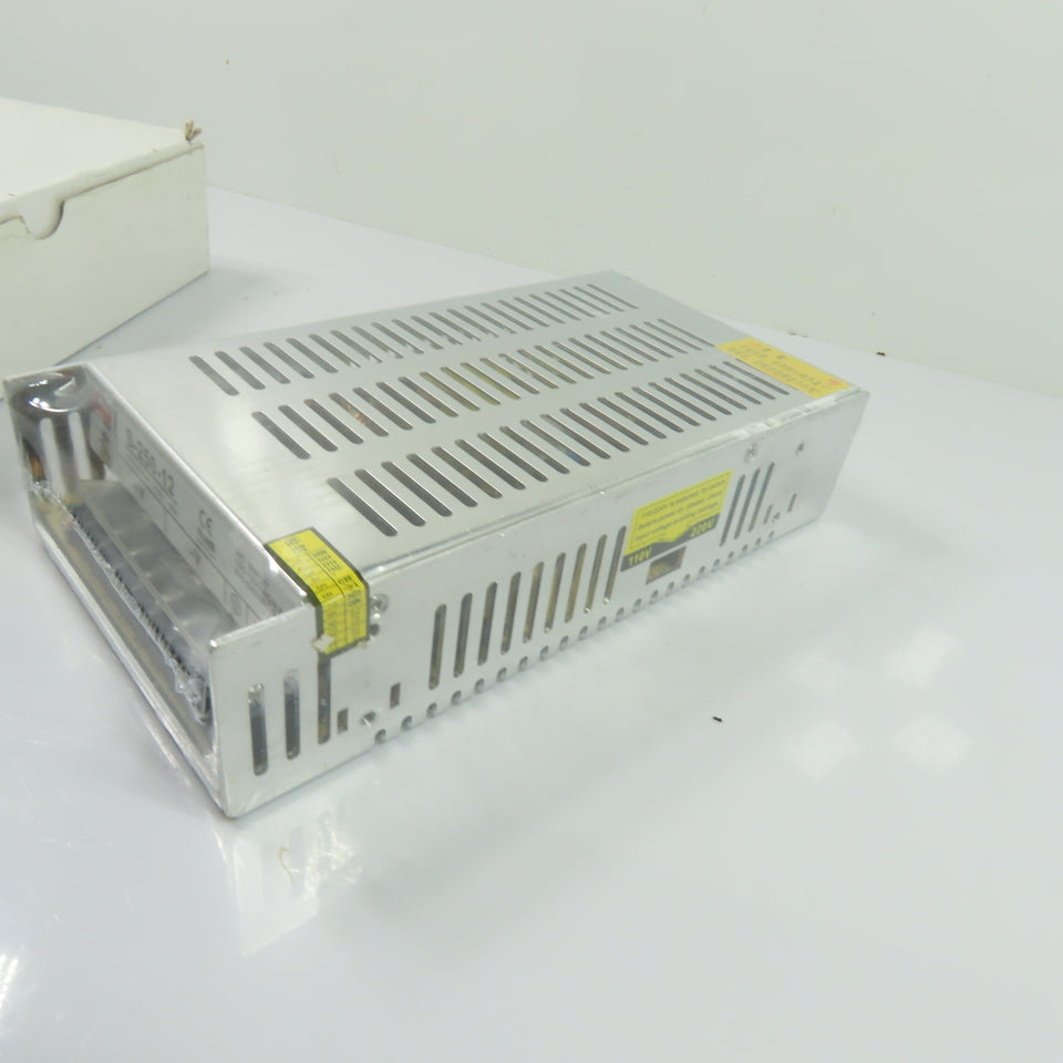 Smun S-250-12 250W 12V 20A DC Switching Power Supply 110/220VAC Input NEW