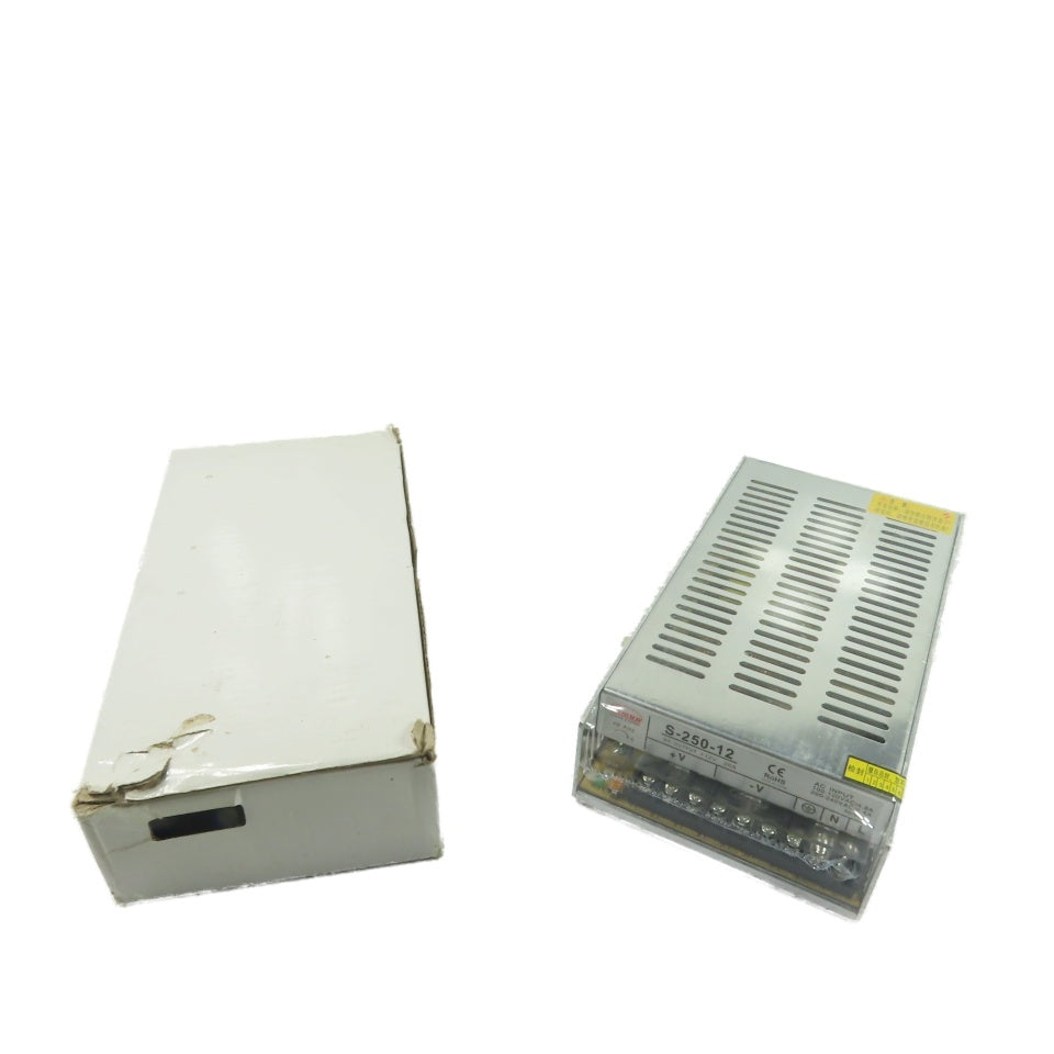 Smun S-250-12 250W 12V 20A DC Switching Power Supply 110/220VAC Input NEW