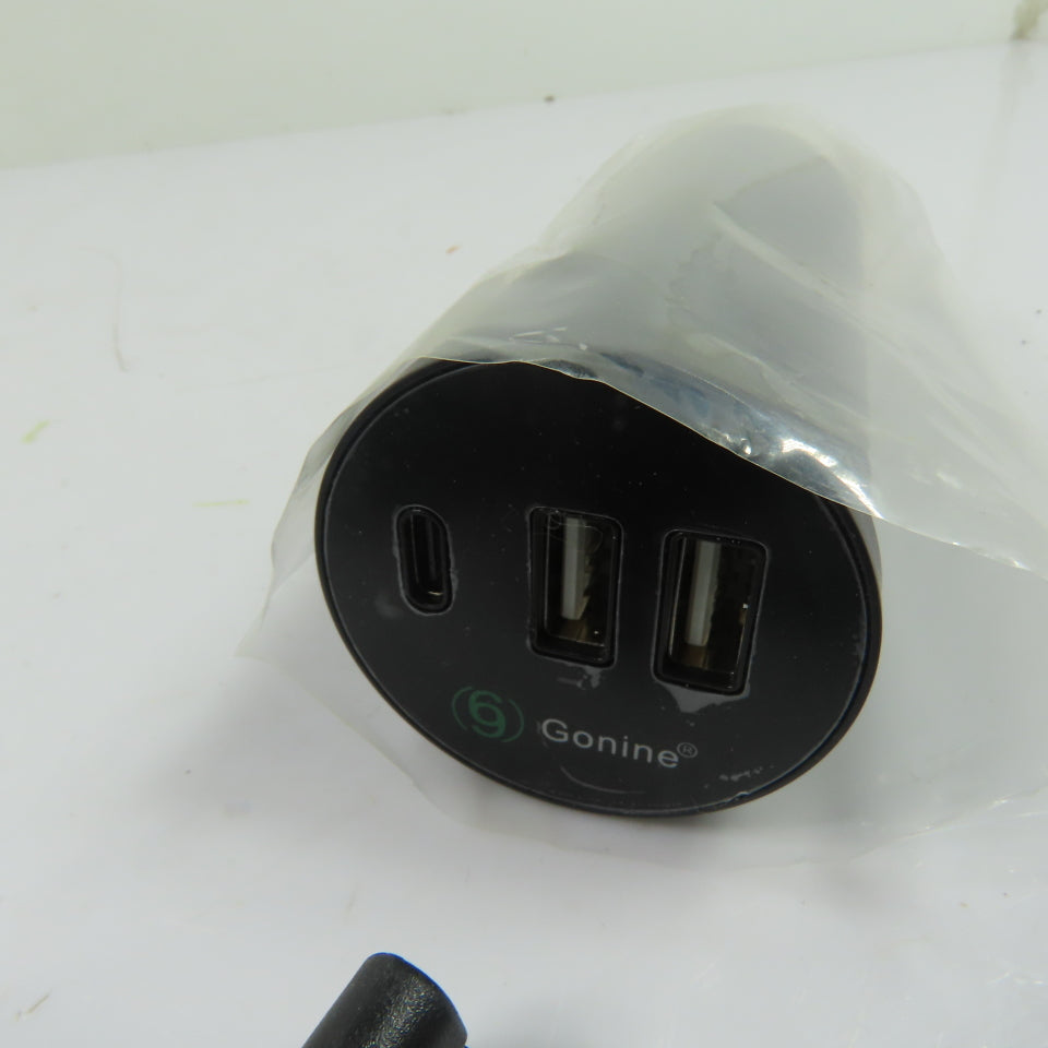 Gonine G-MZ01 Desktop Power Grommet USB-C and Dual USB-A Charging Station