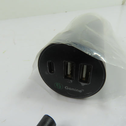 Gonine G-MZ01 Desktop Power Grommet USB-C and Dual USB-A Charging Station