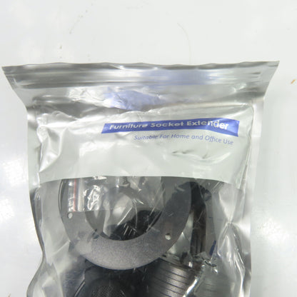 N/A 2" Desk Power Grommet Furniture Socket Extender Flat Plug 6' Cord