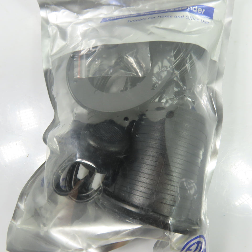 N/A 2" Desk Power Grommet Furniture Socket Extender Flat Plug 6' Cord