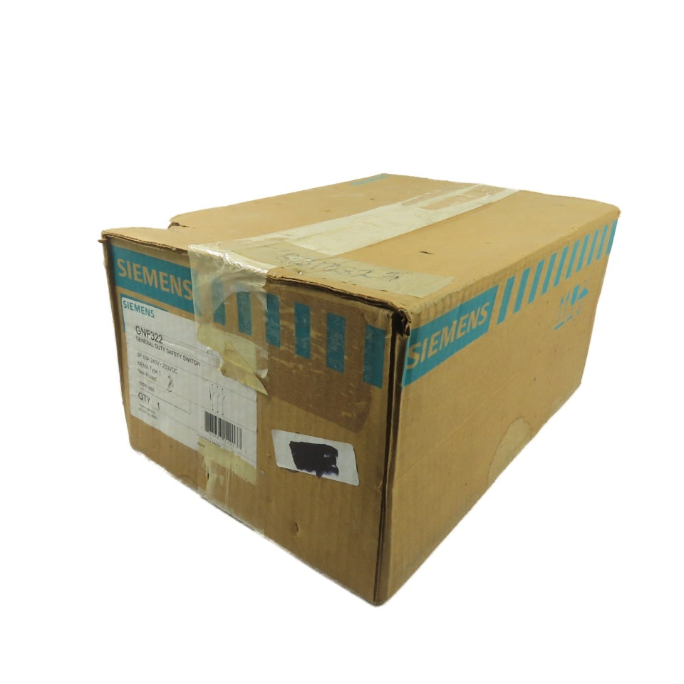 Siemens GNF322 60A 3-Pole Non-Fused General Duty Safety Disconnect Switch 240V