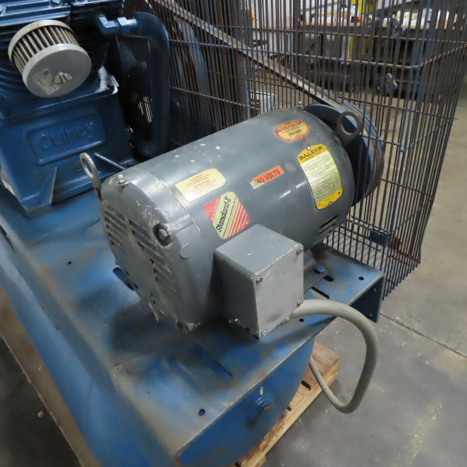 Quincy QT15QCB 101 Duplex Climate Control Air Compressor 480V 3Ph 240 Gal 10Hp