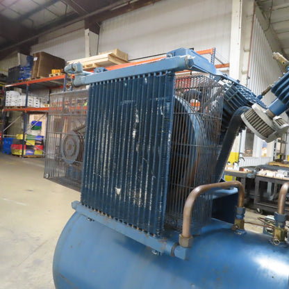 Quincy QT15QCB 101 Duplex Climate Control Air Compressor 480V 3Ph 240 Gal 10Hp