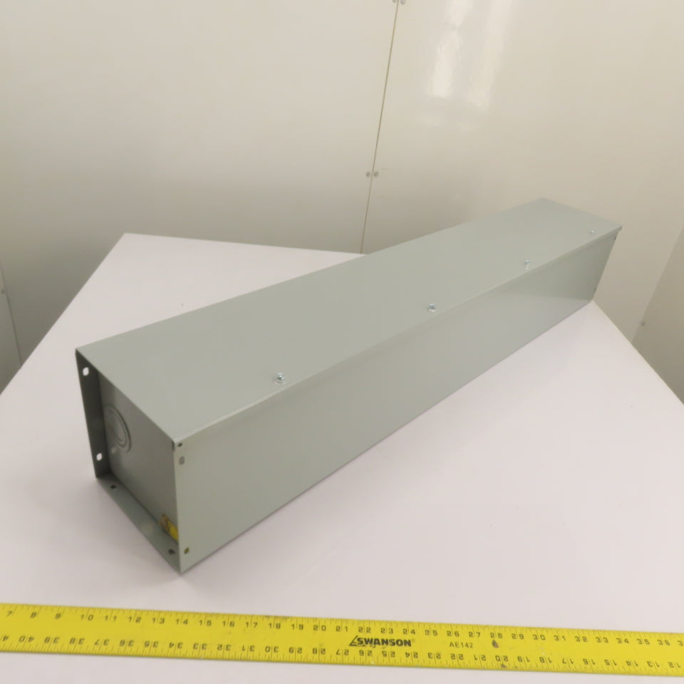 Hoffman F88GCP 8x8 NEMA 1 Screw-Cover Steel Wireway Enclosure 48" OAL