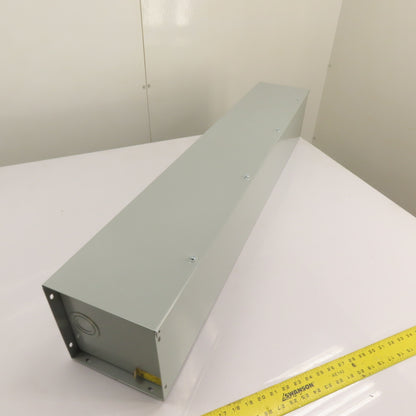 Hoffman F88GCP 8x8 NEMA 1 Screw-Cover Steel Wireway Enclosure 48" OAL