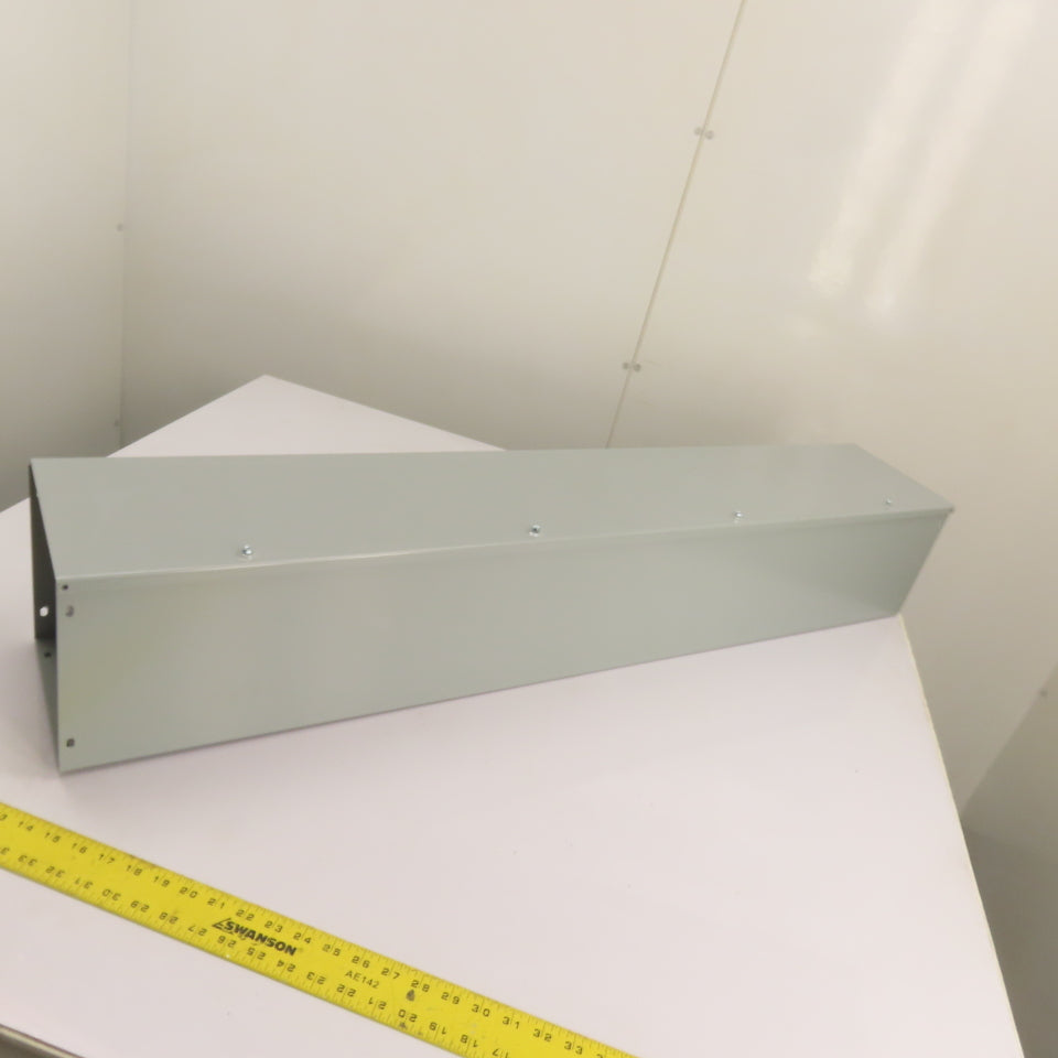 Hoffman F88GCP 8x8 NEMA 1 Screw-Cover Steel Wireway Enclosure 48" OAL
