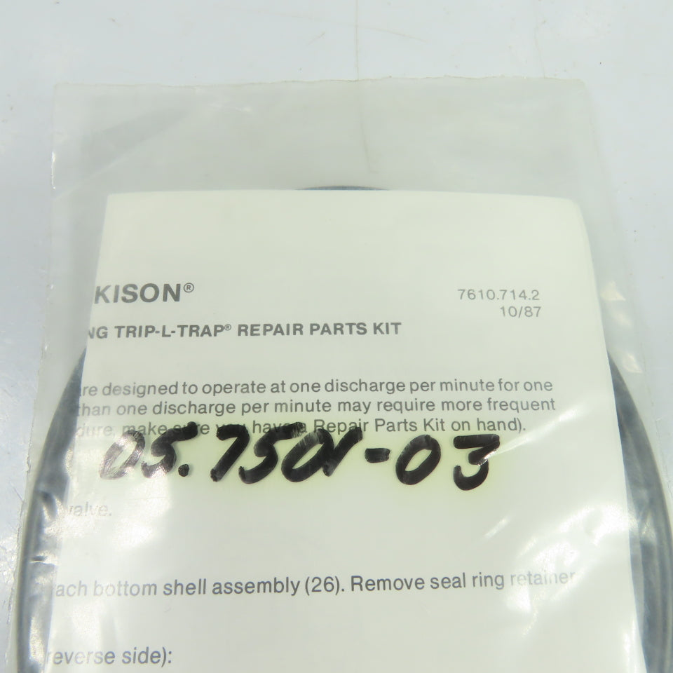 Hankison 05.7501-03 Trip-L-Trap Float Drain Repair Kit 505/506 Series