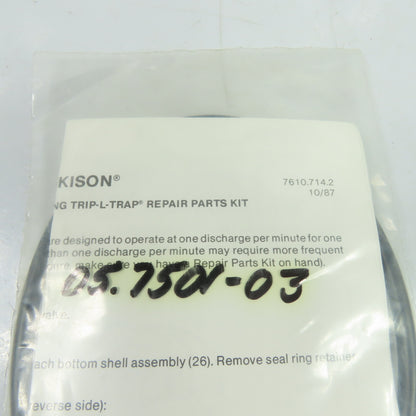 Hankison 05.7501-03 Trip-L-Trap Float Drain Repair Kit 505/506 Series