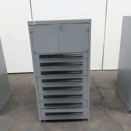 Lista 7 Drawer & Slide Out Tool Small Parts Storage Cabinet 30" x 28" x 59"