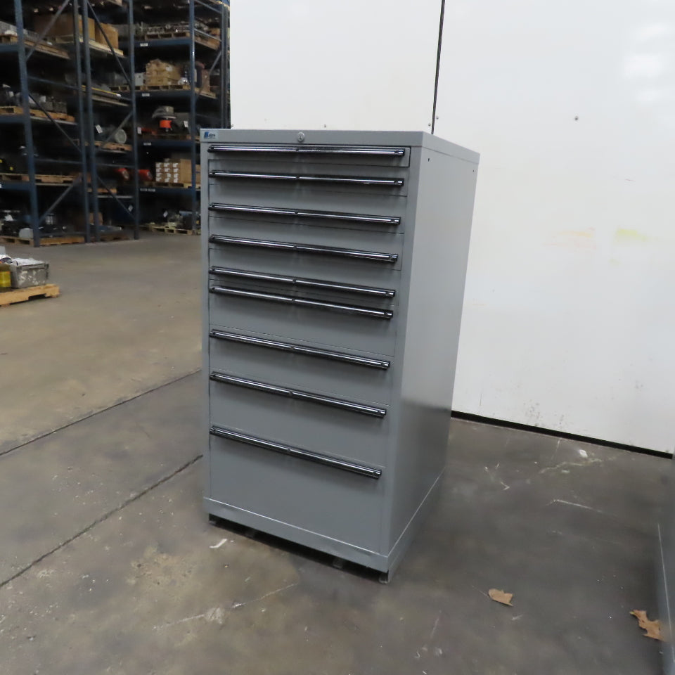 Lista 9 Drawer Industrial Tool Small Parts Storage Cabinet 28" x 28" x 55"