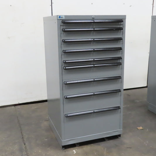 Lista 9 Drawer Industrial Tool Small Parts Storage Cabinet 28" x 28" x 55"