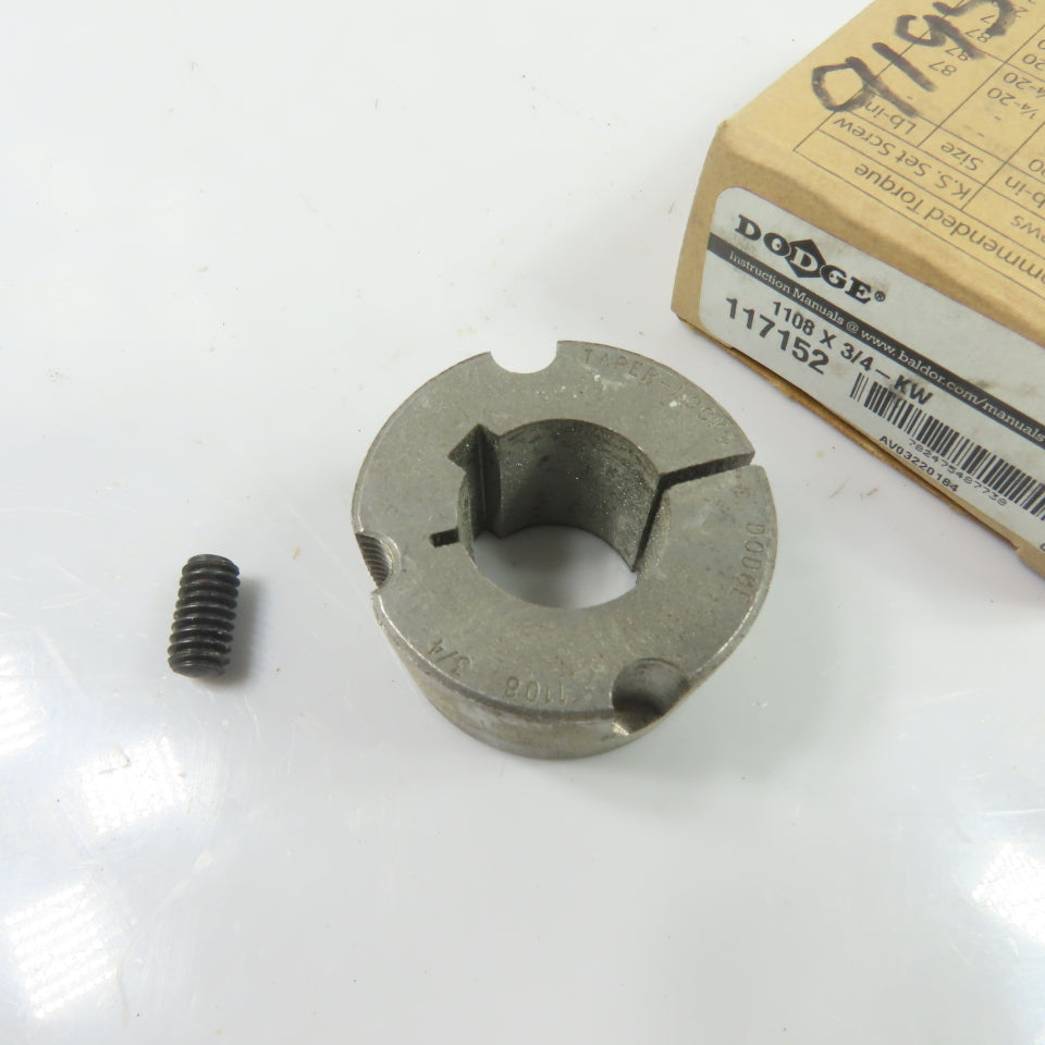 Dodge 1108 X 3/4-KW 117152 Taper-Lock Bushing 3/4" Bore