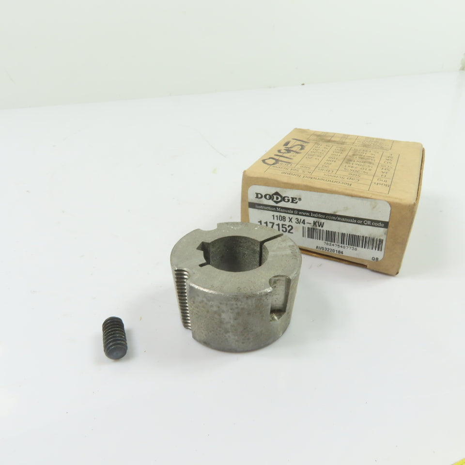 Dodge 1108 X 3/4-KW 117152 Taper-Lock Bushing 3/4" Bore