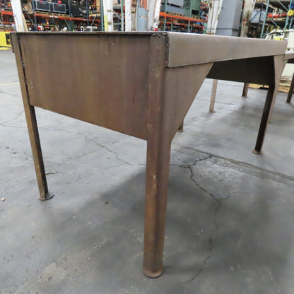 54" x 29-1/2" x 30" Tall Steel Small Utility Work Table Desk