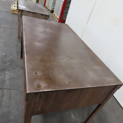 54" x 29-1/2" x 30" Tall Steel Small Utility Work Table Desk