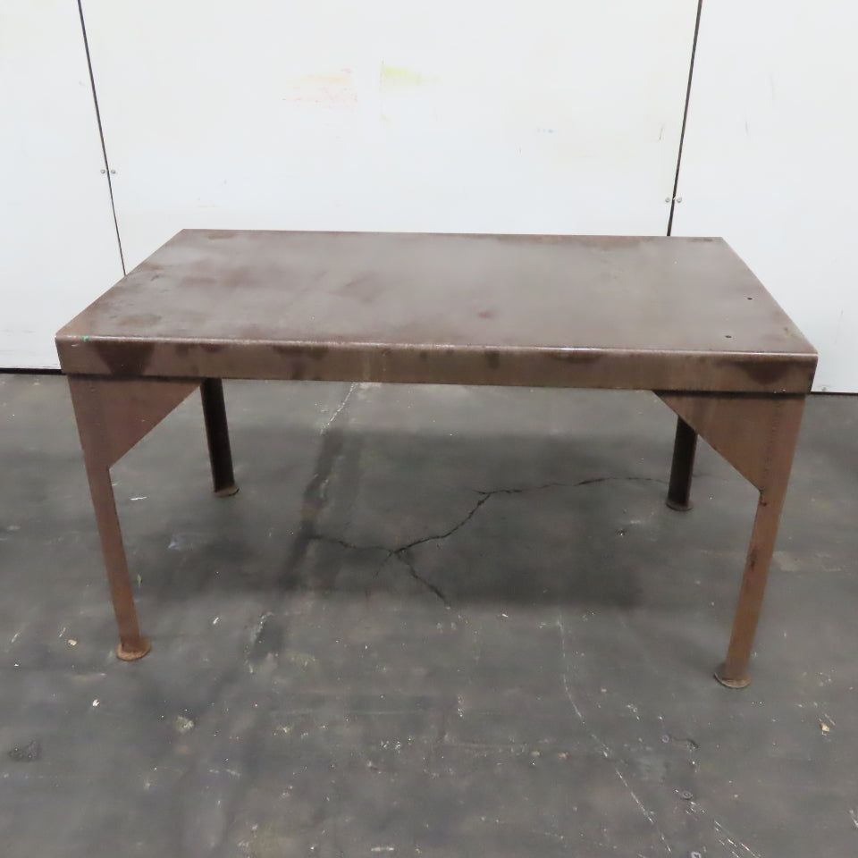 54" x 29-1/2" x 30" Tall Steel Small Utility Work Table Desk