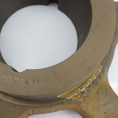 4-3V19.0 4-Groove 3V Taper-Lock V-Belt Sheave Pulley 19" OD 1.90" Wide