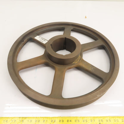 4-3V19.0 4-Groove 3V Taper-Lock V-Belt Sheave Pulley 19" OD 1.90" Wide