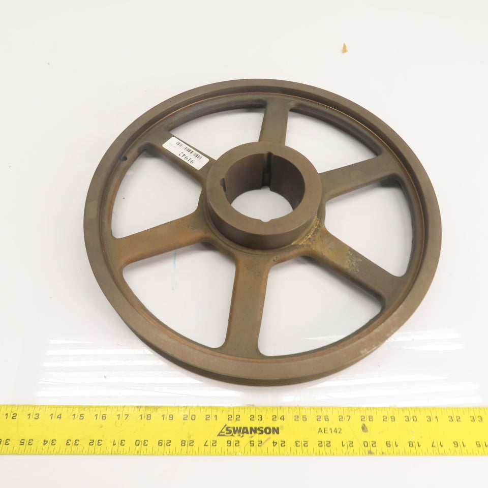 4-3V19.0 4-Groove 3V Taper-Lock V-Belt Sheave Pulley 19" OD 1.90" Wide