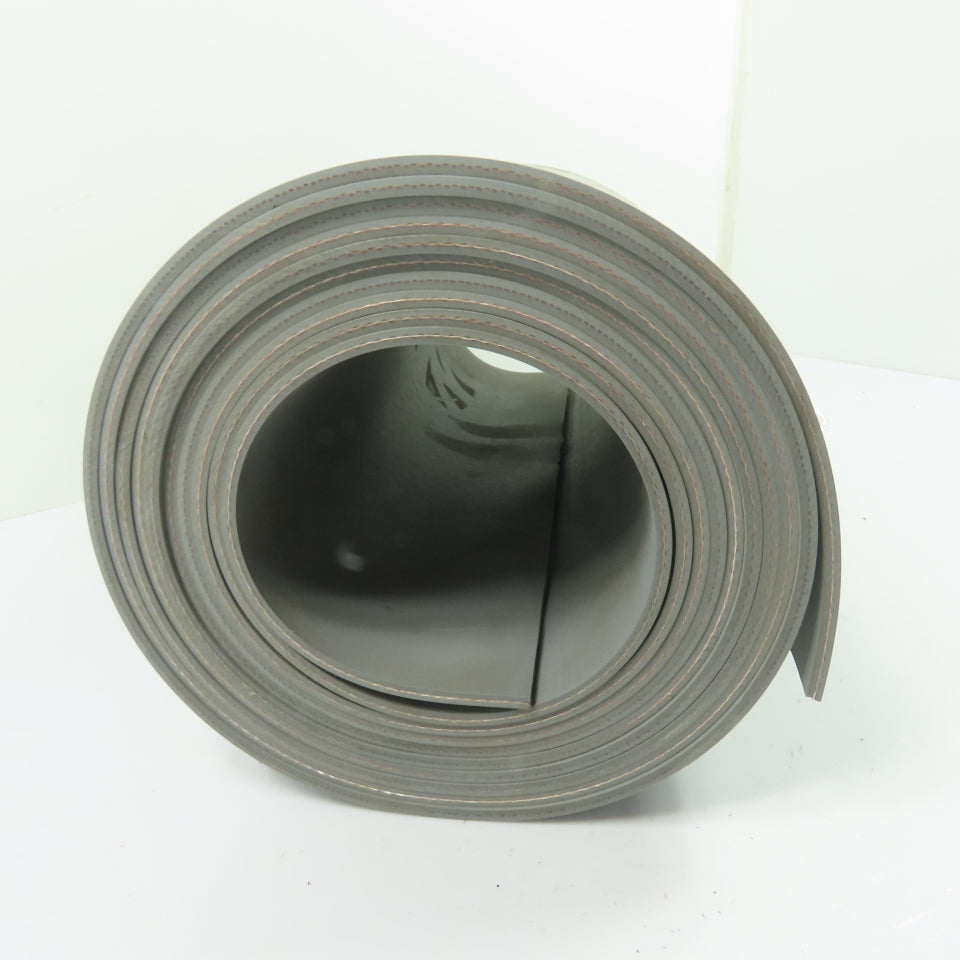 12" Wide Smooth 2-Ply Rubber Conveyor Belt 12' Long 1/8" Thick