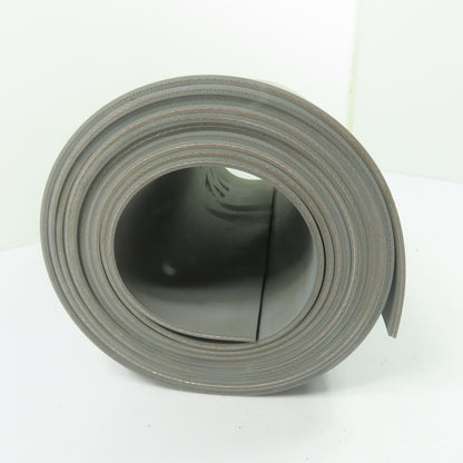 12" Wide Smooth 2-Ply Rubber Conveyor Belt 12' Long 1/8" Thick