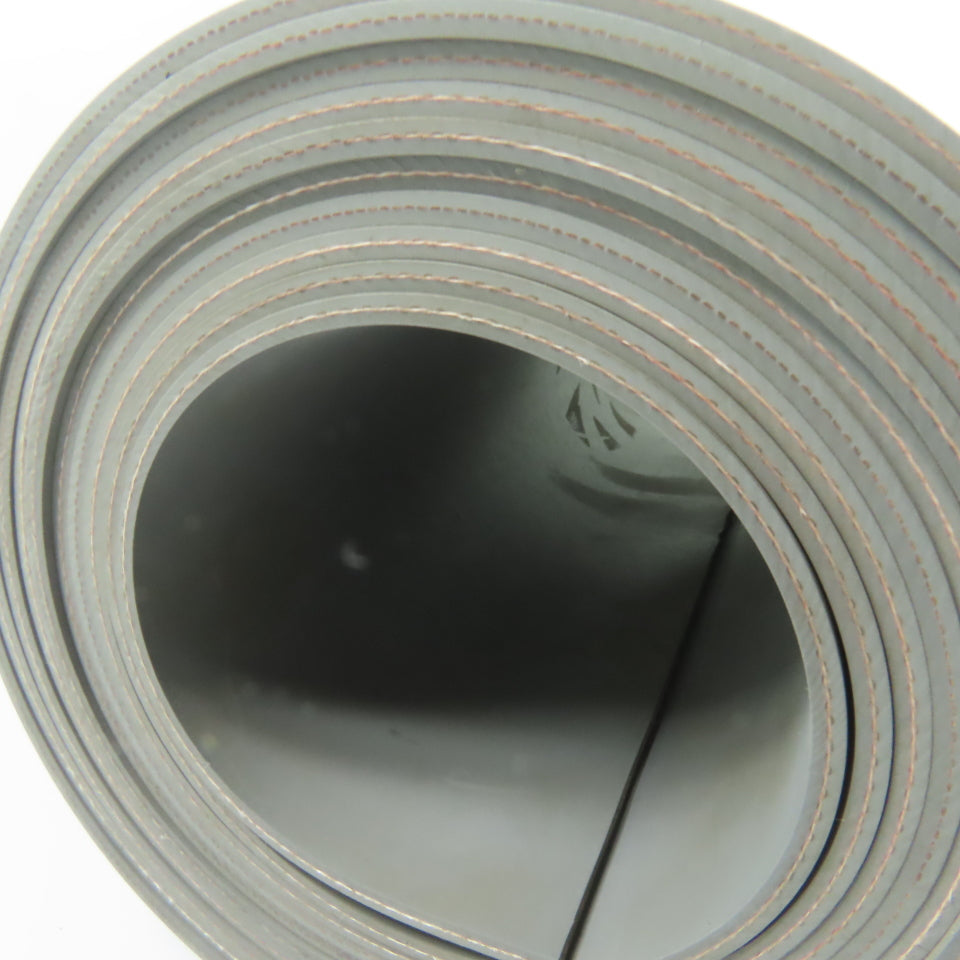 12" Wide Smooth 2-Ply Rubber Conveyor Belt 12' Long 1/8" Thick
