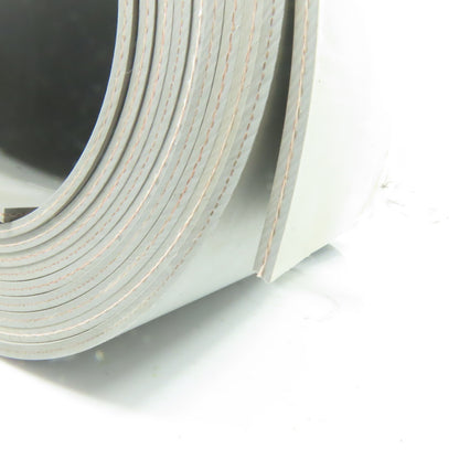 12" Wide Smooth 2-Ply Rubber Conveyor Belt 12' Long 1/8" Thick