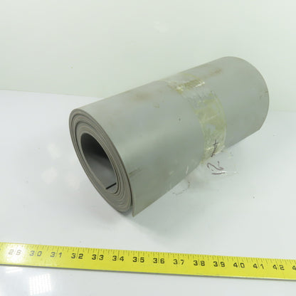 12" Wide Smooth 2-Ply Rubber Conveyor Belt 12' Long 1/8" Thick