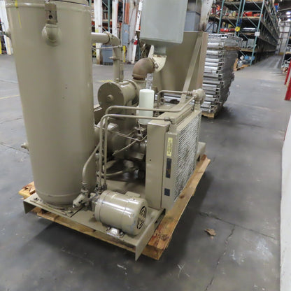 LeROI W25SSV Rotary Screw Vacuum Pump 25HP 480V 3Ph 125PSI See Info
