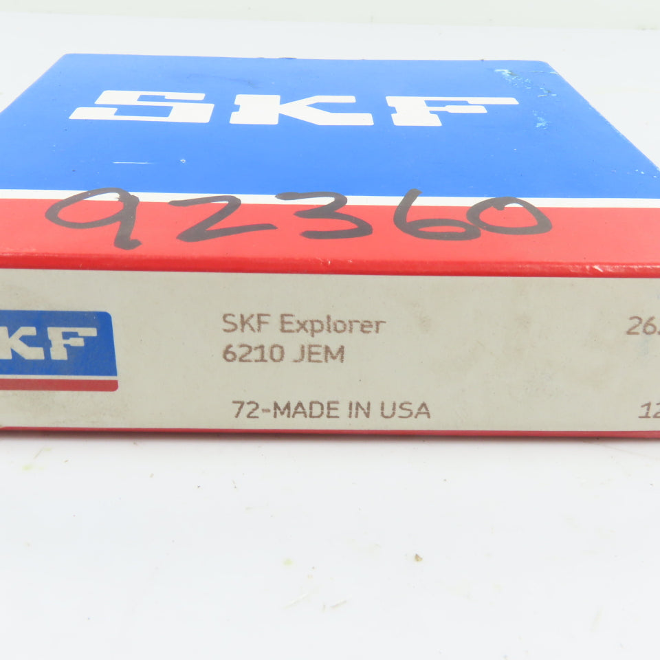SKF 6210 JEM Deep Groove Ball Bearing 50mm Bore x 90mm OD x 20mm Width